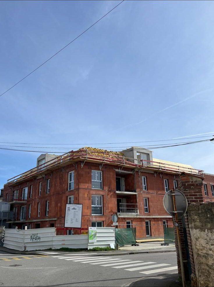Charpente bois d’une résidence neuve à Gargenville posée par Nexelis