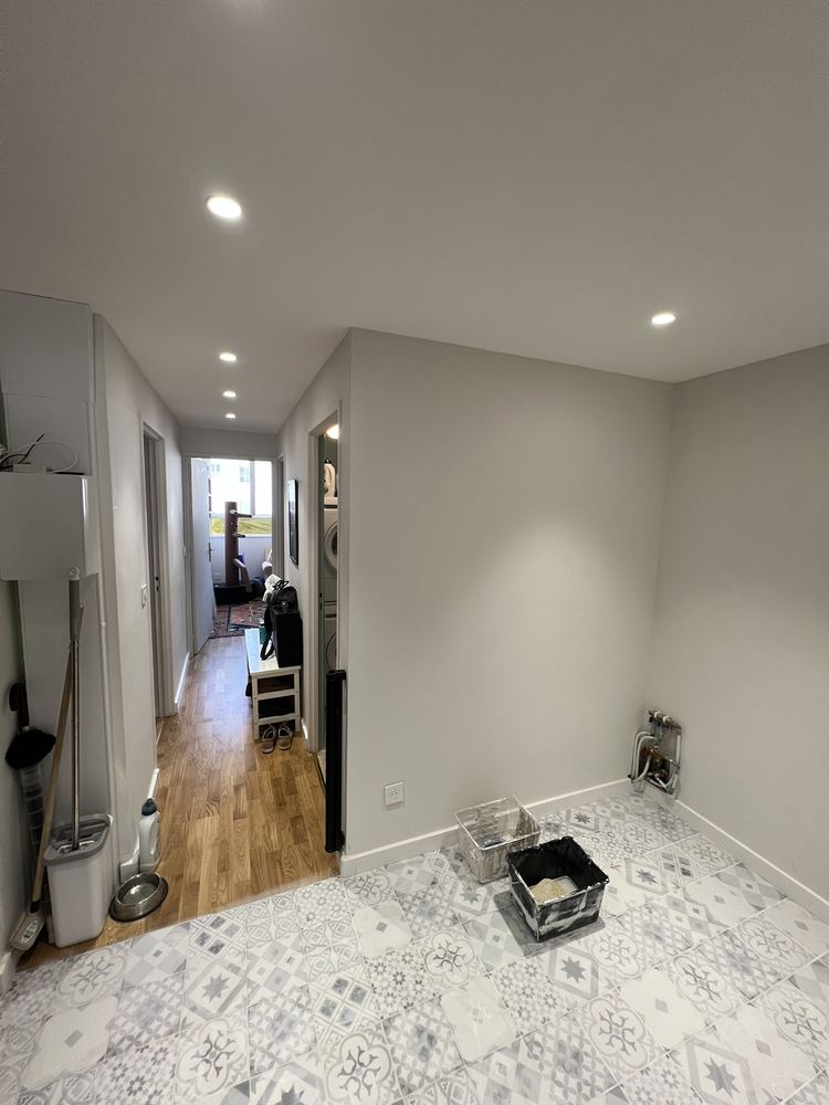 Rénovation du couloir et de l’entrée à Courbevoie – après les travaux