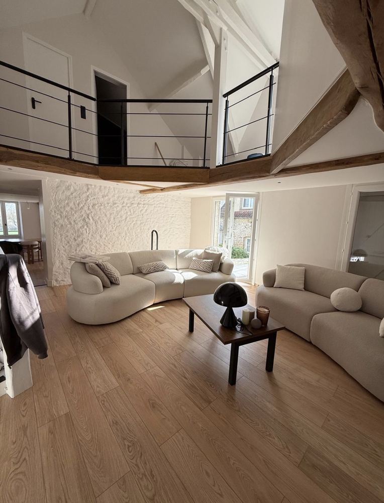 Séjour sous mezzanine à Fontenay-Saint-Père – après les travaux